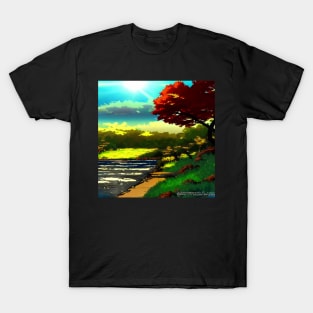 Anime Style Landscape T-Shirt